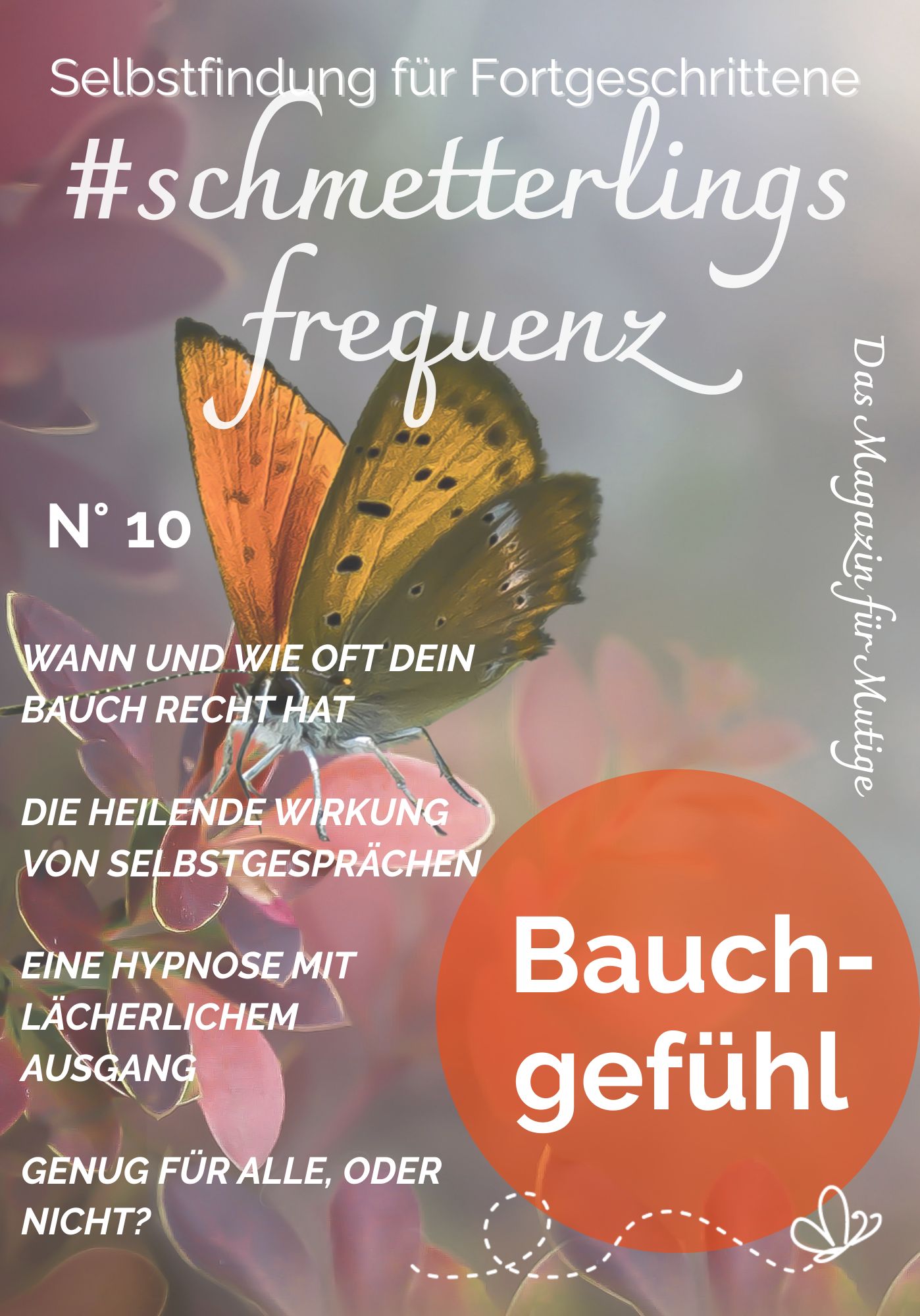 Titelblatt Magazin #schmetterlingsfrequenz No. 10