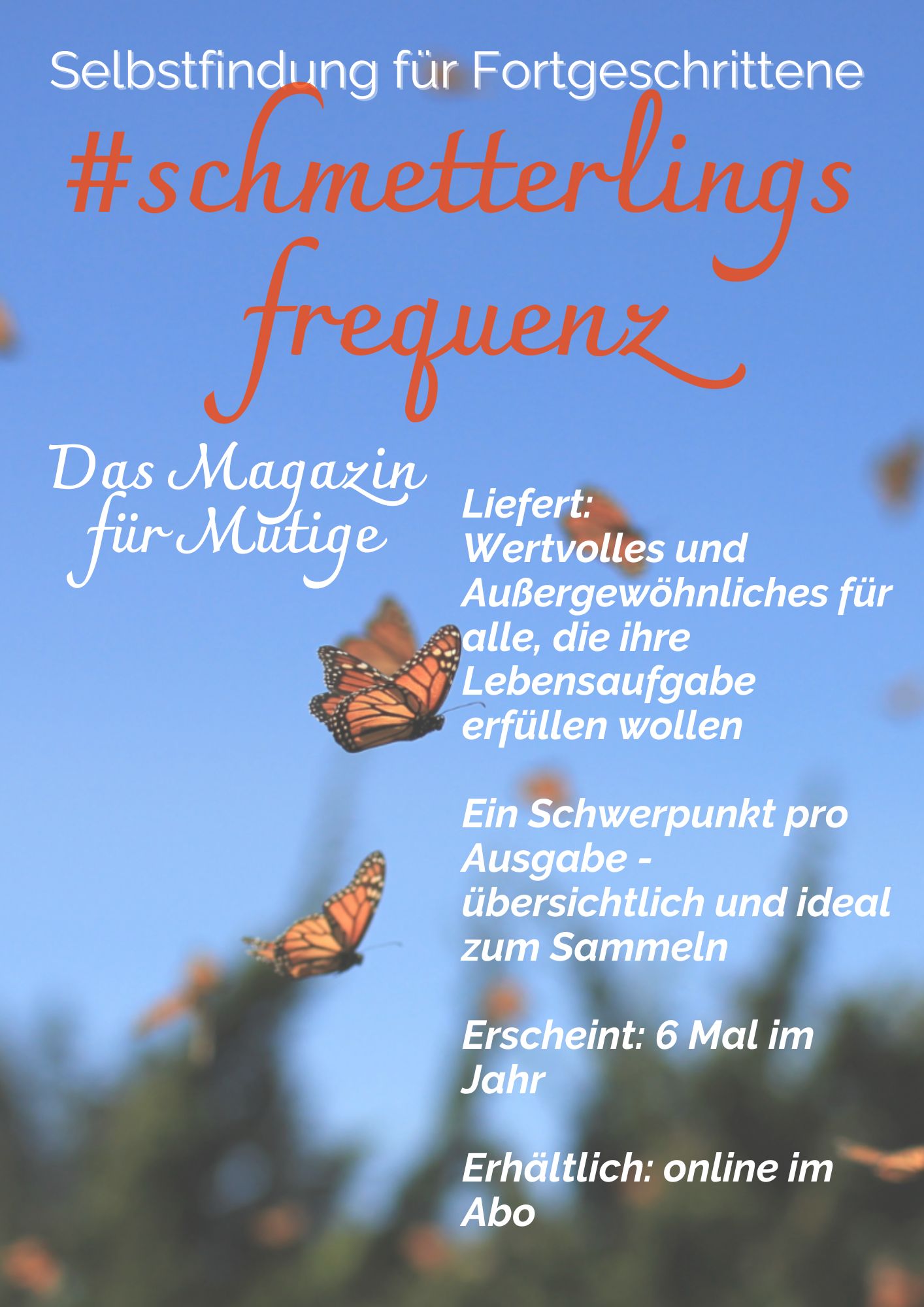 Titelbild des Magazins #schmetterlingsfrequenz